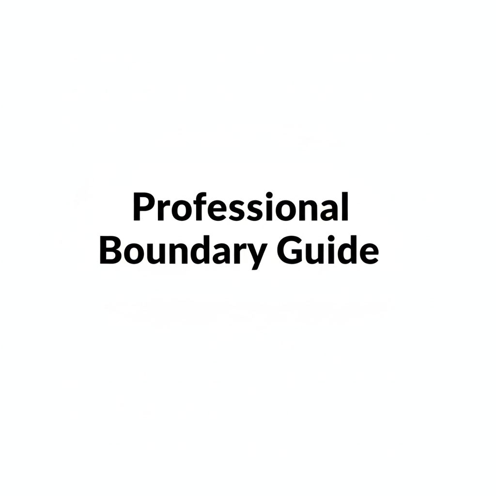 The 2026 Professional Boundary Guide